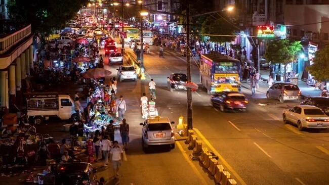 19th street Yangon 2